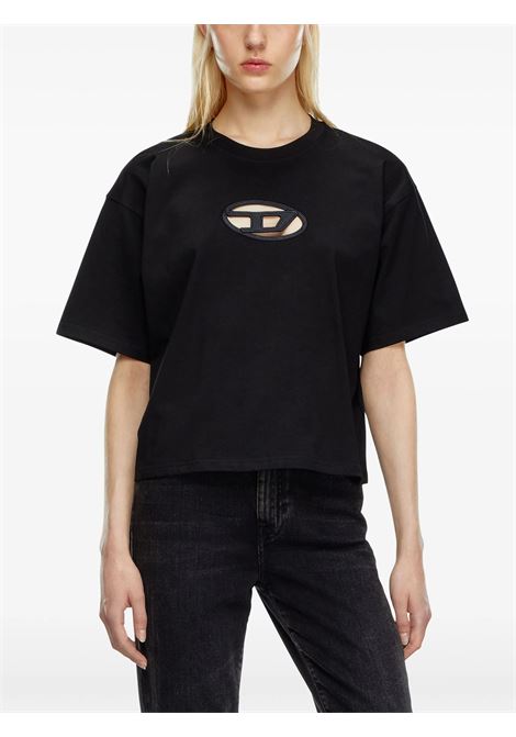 t-shirt t buxt crop donna nera DIESEL | A15096 0NIAX9XX